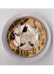 1999 Lire 1000 Bimetallica Fondo Specchio Italia